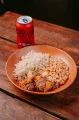 Sabor Raiz - Com Carne Moda, Arroz Integral e Feijo + Coca Cola Zero